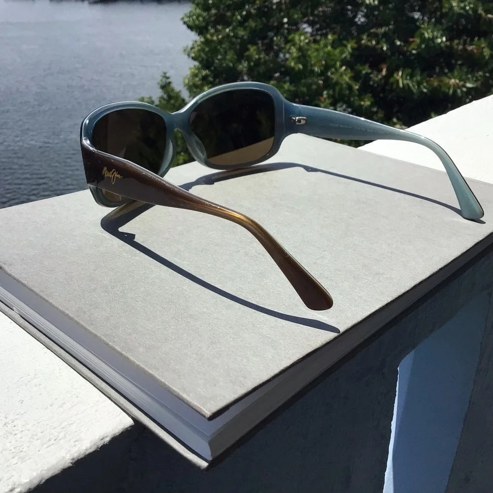 Maui Jim Nalani MJ 295 03T MP SG Tortoiseshell & Blue Sunglasses Made in Japan